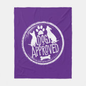 Dog Goedgekeurde fleece Blanket Deken (Voorkant)