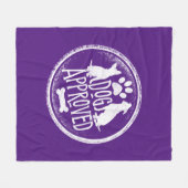 Dog Goedgekeurde fleece Blanket Deken (Voorkant (Horizontaal))