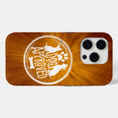 Dog goedgekeurde Hoesje-Mate iPhone Case (Achterkant (horizontaal))