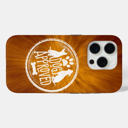 Dog goedgekeurde Hoesje-Mate iPhone Case (Achterkant (horizontaal))