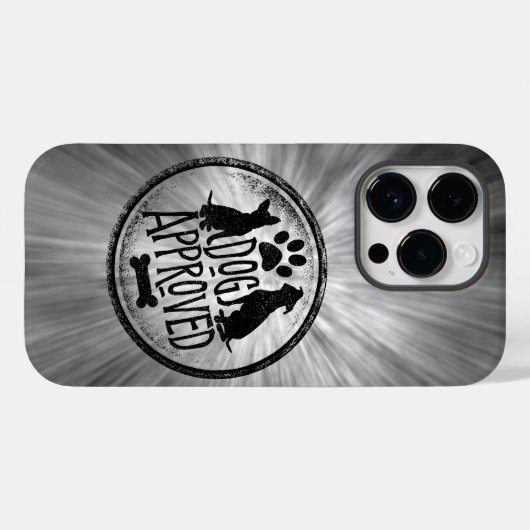 Dog goedgekeurde Hoesje-Mate iPhone Case (Achterkant (horizontaal))