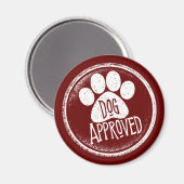 Dog goedgekeurde magneet (Voorkant / Achterkant)