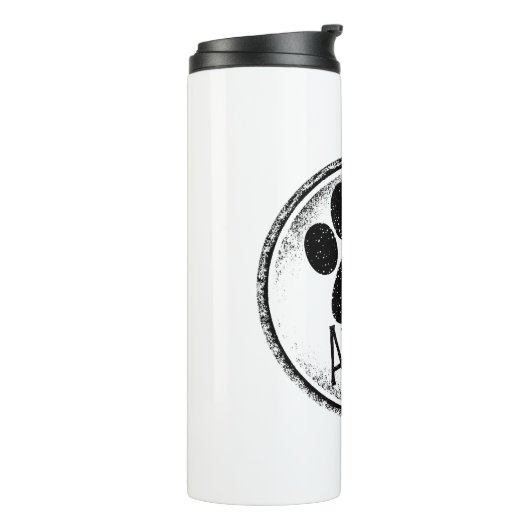 Dog goedgekeurde thermische trommel thermosbeker (Gedraaid links)