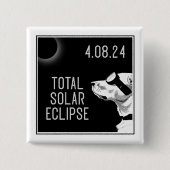 Dog Goggles Eclipse Vierkante Button 5,1 Cm (Voorkant)