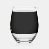 Dog Golden Retriever Santa Christmas Xmas Lights ( Wijnglas Zonder Voet (Links)