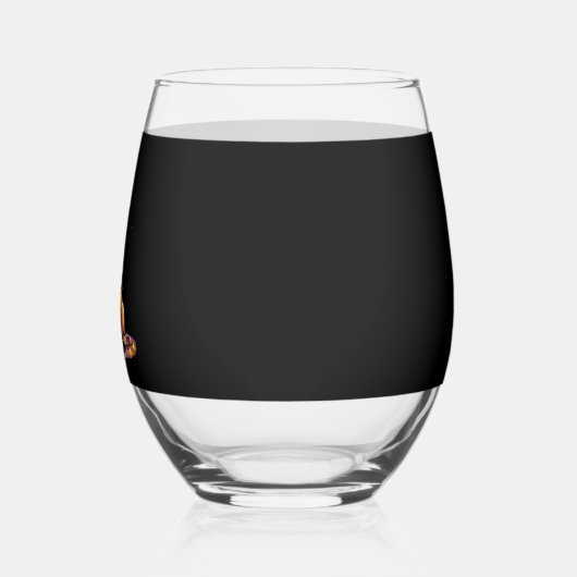 Dog Golden Retriever Santa Christmas Xmas Lights ( Wijnglas Zonder Voet (Links)