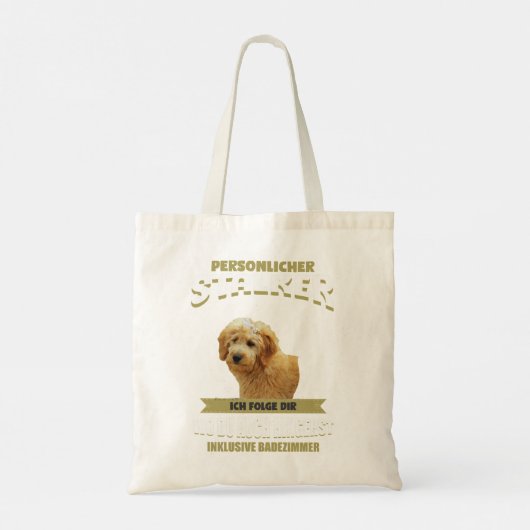 Dog Goldendoele Goldendoedle Dog puppy pet Tote Bag (Achterkant)