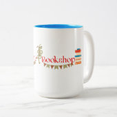 Dog Gone Bookshop Grote Koffie Mok (Voorkant rechts)