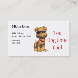 Dog Gone Cool Doggy Visitekaartje