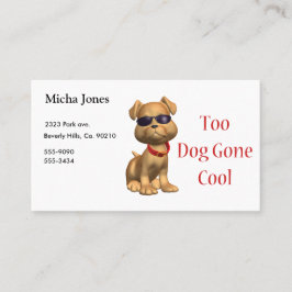 Dog Gone Cool Doggy Visitekaartje