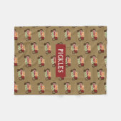 Dog Gone Cute Dog Fleece Blanket Deken (Voorkant (Horizontaal))