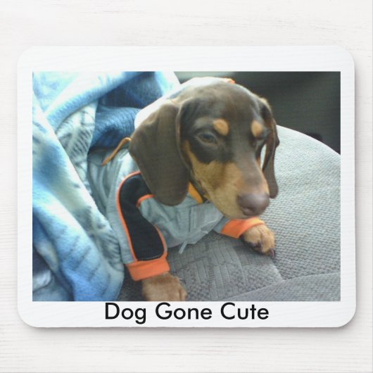 Dog Gone Cute Muismat (Voorkant)
