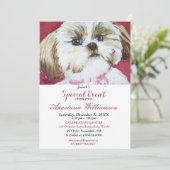 DOG-GONE FUN PARTY EVENT INVITE KAART (Staand voorkant)