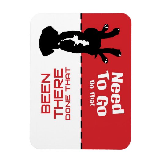 Dog Gone Potty Magnet - laat de hond eruit Magneet (Verticaal)