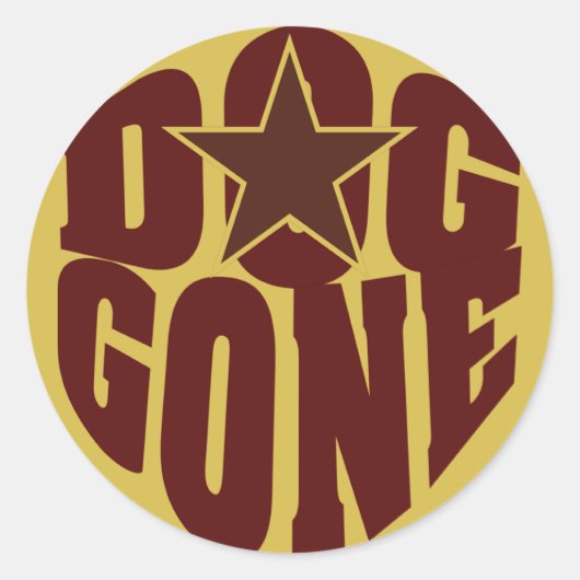 Dog Gone Stickers (Voorkant)