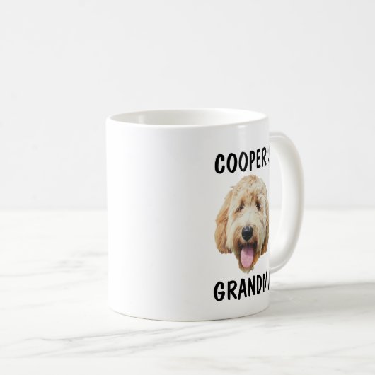 Dog Grandma Gift Koffiemok (Voorkant rechts)