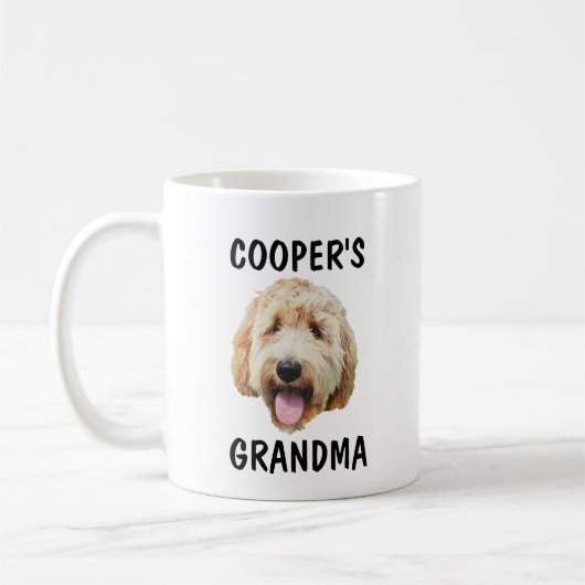 Dog Grandma Gift Koffiemok (Links)