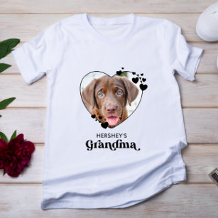 Dog GRANDMA Persoonlijk Hondenliefhebber Pet Foto T-shirt