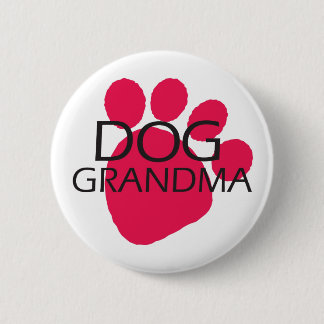 Dog Grandma Ronde Button 5,7 Cm