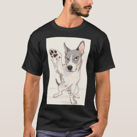Dog Graphic Mannen T - Shirt (Voorkant)