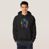 Dog Great Dane DJ Festival Hoodie (Voorkant volledig)