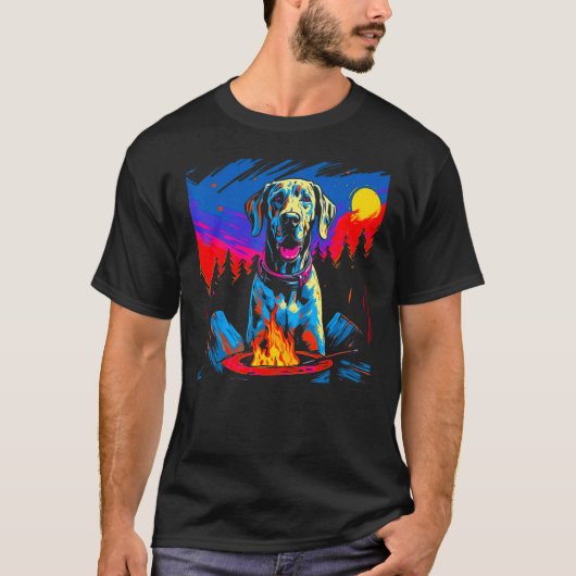 Dog Great Dane Nature T-shirt (Voorkant)