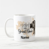 Dog Great Dane Pet Coffee Mok, Cup Koffiemok (Links)