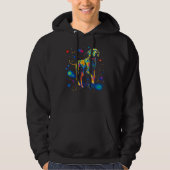 Dog Great Dane Space Hoodie (Voorkant)