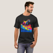 Dog Great Dane Surf T-shirt (Voorkant volledig)