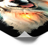 Dog Great Pyrenees Christmas  Poster (Hoek)