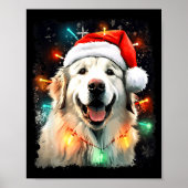 Dog Great Pyrenees Christmas Poster (Voorkant)