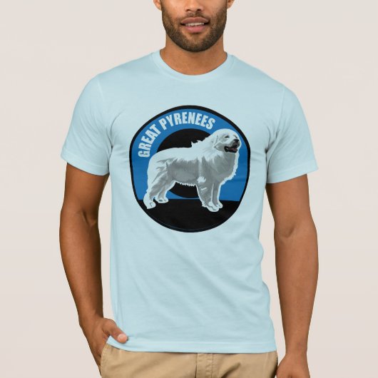 Dog Great Pyrenees T-shirt (Voorkant)