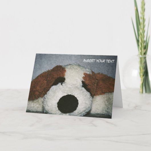 Dog greetings card kaart (Voorkant)