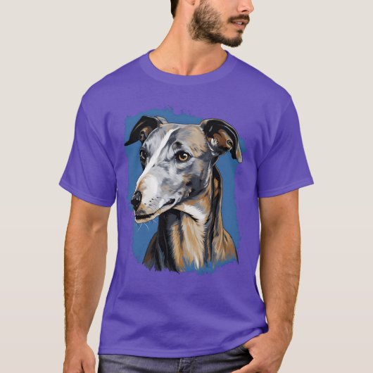 Dog Greyhound vriendencadeau T-shirt (Voorkant)