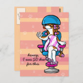 Dog Groomer Afspraakherinnering Briefkaart (Voorkant / Achterkant)