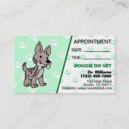 Dog Groomer Afspraakkaart Visitekaartje