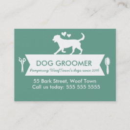 Dog Groomer Appointment Card -  Afsprakenkaartje