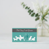 Dog Groomer Classy-Visitekaartjes Visitekaartje (Staand voorkant)