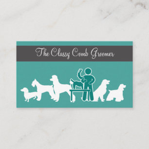 Dog Groomer Classy-Visitekaartjes Visitekaartje
