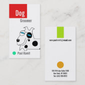 Dog Groomer Color Visitekaartje (Voorkant / Achterkant)