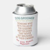 Dog Groomer Definition Blikjeskoeler (Blikje Voorkant)