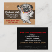 Dog Groomer Dog Walker sjabloon Visitekaartje (Voorkant / Achterkant)