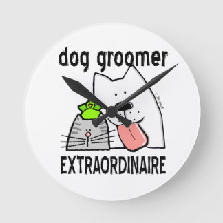Dog Groomer Extraordinaire Aanpassen Ronde Klok