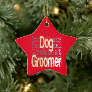 Dog Groomer Extraordinaire Keramisch Ornament