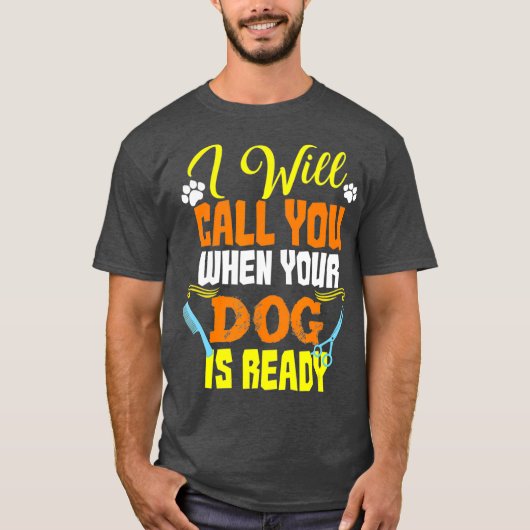 Dog Groomer Gift Pet Dog Grooming T-shirt (Voorkant)