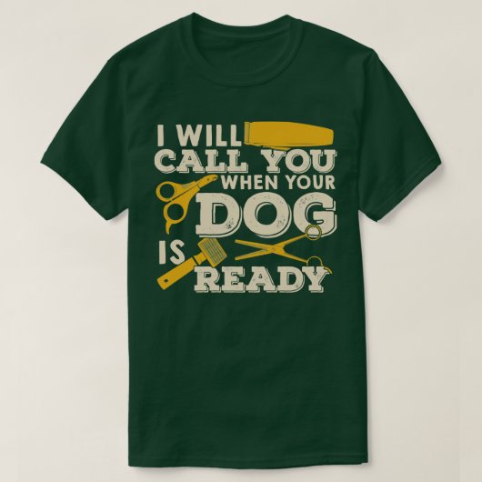 Dog Groomer Gift T-shirt (Design voorkant)