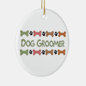Dog Groomer Gifts Keramisch Ornament (Rechts)