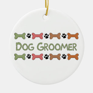 Dog Groomer Gifts Keramisch Ornament