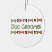 Dog Groomer Gifts Keramisch Ornament (Links)
