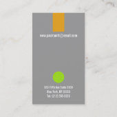 Dog Groomer Grey Visitekaartje (Achterkant)